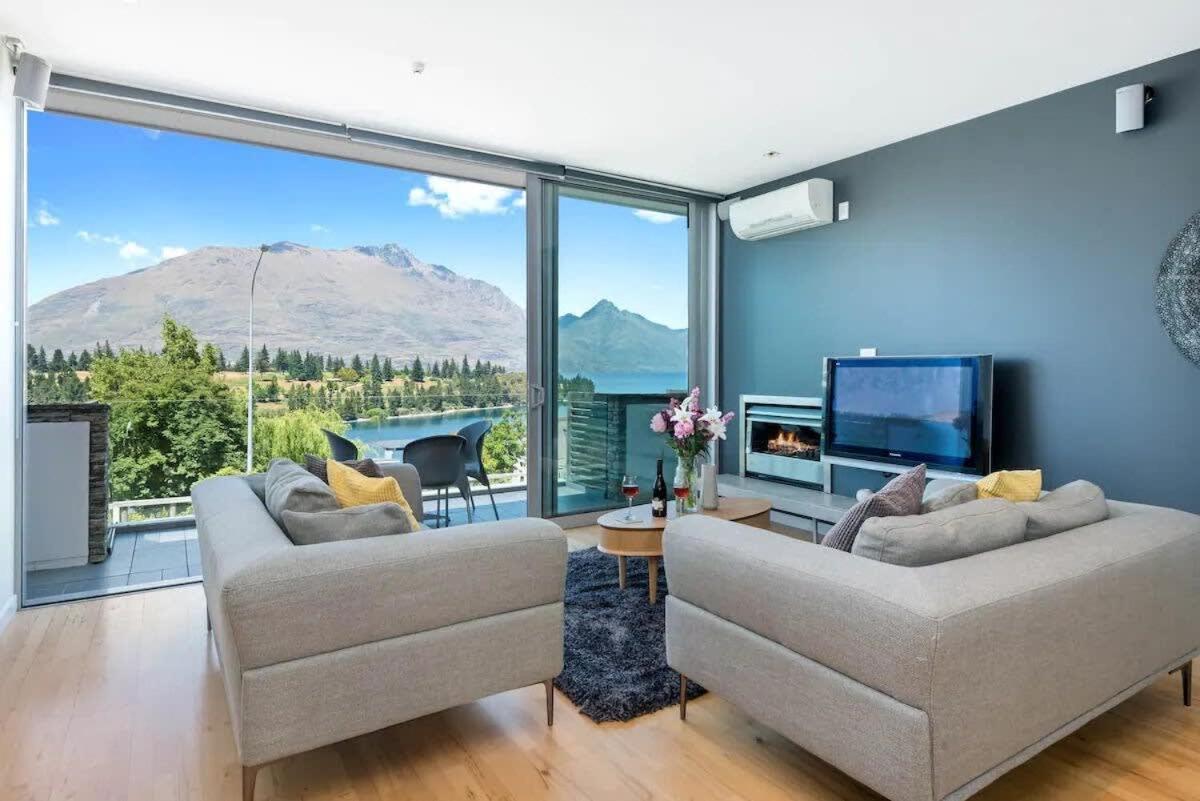 Luxury Lakeview 2 Bedroom Apartment Queenstown Dış mekan fotoğraf